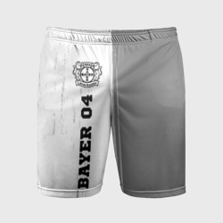 Мужские шорты спортивные Bayer 04 sport на светлом фоне по-вертикали
