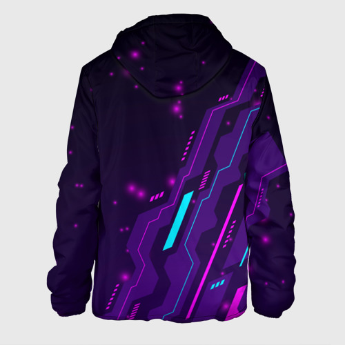 Мужская куртка 3D Need for Speed neon gaming, цвет 3D печать - фото 2