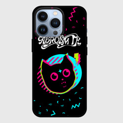 Чехол для iPhone 13 Pro Aerosmith - rock star cat