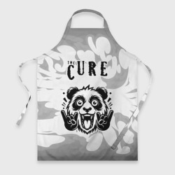 Фартук 3D The Cure рок панда на светлом фоне