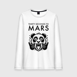 Мужской лонгслив хлопок Thirty Seconds to Mars - rock panda