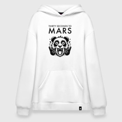 Худи SuperOversize хлопок Thirty Seconds to Mars - rock panda