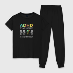 Женская пижама хлопок ADHD it`s not a disability