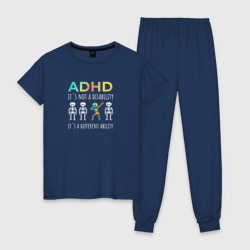 Женская пижама хлопок ADHD it`s not a disability