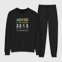 Женский костюм хлопок ADHD it`s not a disability