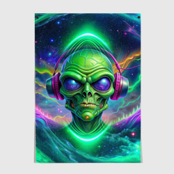 Постер Space DJ alien