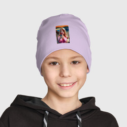 Детская шапка демисезонная Крик Барби - нейросеть - фото 2