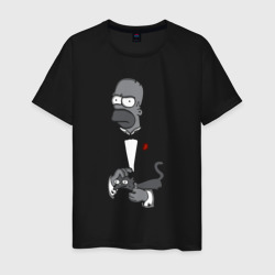 Мужская футболка хлопок Homer godfather