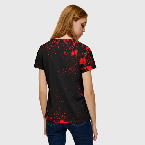Женская футболка 3D Клеймо жертвы и брызги - Аниме Берсерк, цвет 3D печать - фото 4