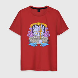 Посейдон бог морей – Мужская футболка хлопок с принтом купить со скидкой в -20%