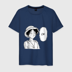 Луффи Д соломенная шляпа – Мужская футболка хлопок с принтом купить со скидкой в -20%
