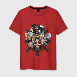 Зоро Ророноа Санджи – Мужская футболка хлопок с принтом купить со скидкой в -20%
