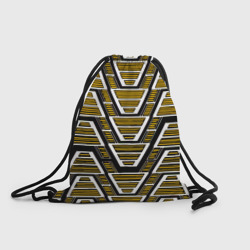 Рюкзак-мешок 3D Техно броня жёлтая