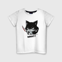 Детская футболка хлопок What cat murderous