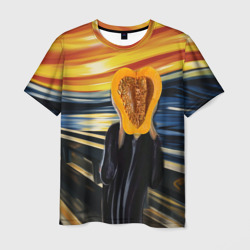 Крик тыквы – Мужская футболка 3D с принтом купить со скидкой в -26%