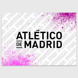 Поздравительная открытка Atletico Madrid pro football по-горизонтали