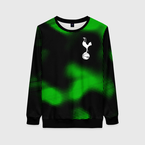 Женский свитшот 3D Tottenham sport halftone, цвет 3D печать