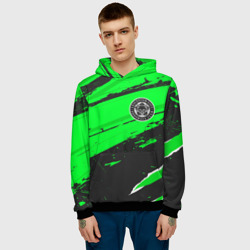 Мужская толстовка 3D Leicester City sport green - фото 2