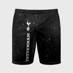 Мужские шорты спортивные Tottenham sport на темном фоне по-вертикали