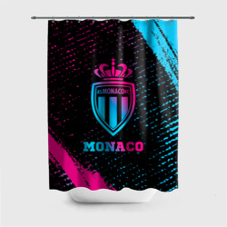 Штора 3D для ванной Monaco - neon gradient