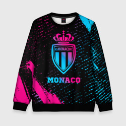 Детский свитшот 3D Monaco - neon gradient