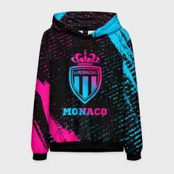 Мужская толстовка 3D Monaco - neon gradient