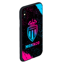 Чехол для iPhone XS Max матовый Monaco - neon gradient - фото 2