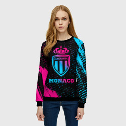 Женский свитшот 3D Monaco - neon gradient - фото 2