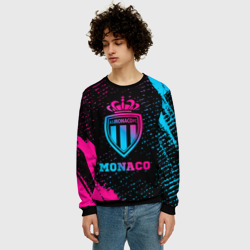 Мужской свитшот 3D Monaco - neon gradient - фото 2