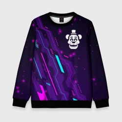 Детский свитшот 3D FNAF neon gaming
