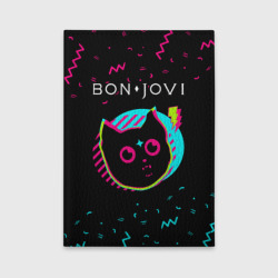 Обложка для автодокументов Bon Jovi - rock star cat