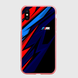 Чехол для iPhone XS Max матовый M power - цвета бмв