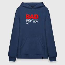 Худи SuperOversize хлопок Bad boy - with gun  