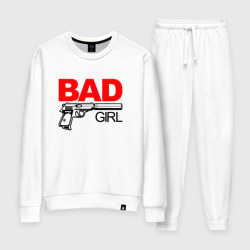 Женский костюм хлопок Bad girl with gun