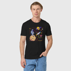 Мужская футболка хлопок Путь космонавта - фото 2