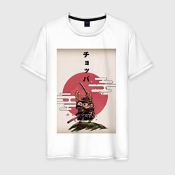 Тони Тони Чоппер самурай – Мужская футболка хлопок с принтом купить со скидкой в -20%