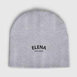 Детская шапка демисезонная Elena never alone - motto