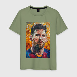 Портрет лионеля месси – Мужская футболка хлопок с принтом купить со скидкой в -20%