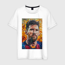 Портрет лионеля месси – Мужская футболка хлопок с принтом купить со скидкой в -20%