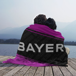 Плед с принтом Bayer 04 pro football по-горизонтали для любого человека, вид спереди №3. Цвет основы: 3d (велсофт)