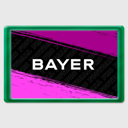 Магнит 45*70 Bayer 04 pro football по-горизонтали, цвет зеленый