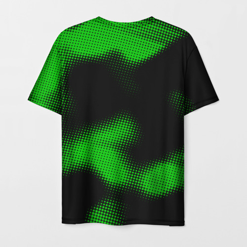 Мужская футболка 3D Borussia sport halftone, цвет 3D печать - фото 2