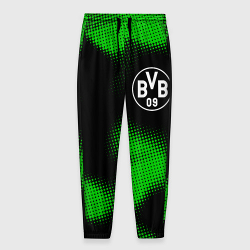 Мужские брюки 3D Borussia sport halftone, цвет 3D печать