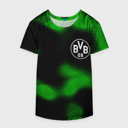 Накидка на куртку 3D Borussia sport halftone, цвет 3D печать - фото 4