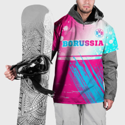 Накидка на куртку 3D Borussia neon gradient style посередине