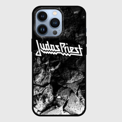Чехол для iPhone 13 Pro Judas Priest black graphite