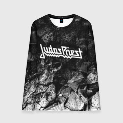 Мужской лонгслив 3D Judas Priest black graphite