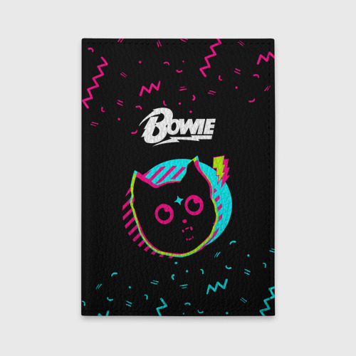 Обложка для автодокументов David Bowie - rock star cat