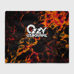 Плед 3D Ozzy Osbourne red lava