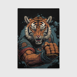 Тигр в стойке  тайский  бокс – Обложка для автодокументов с принтом купить со скидкой в -20%